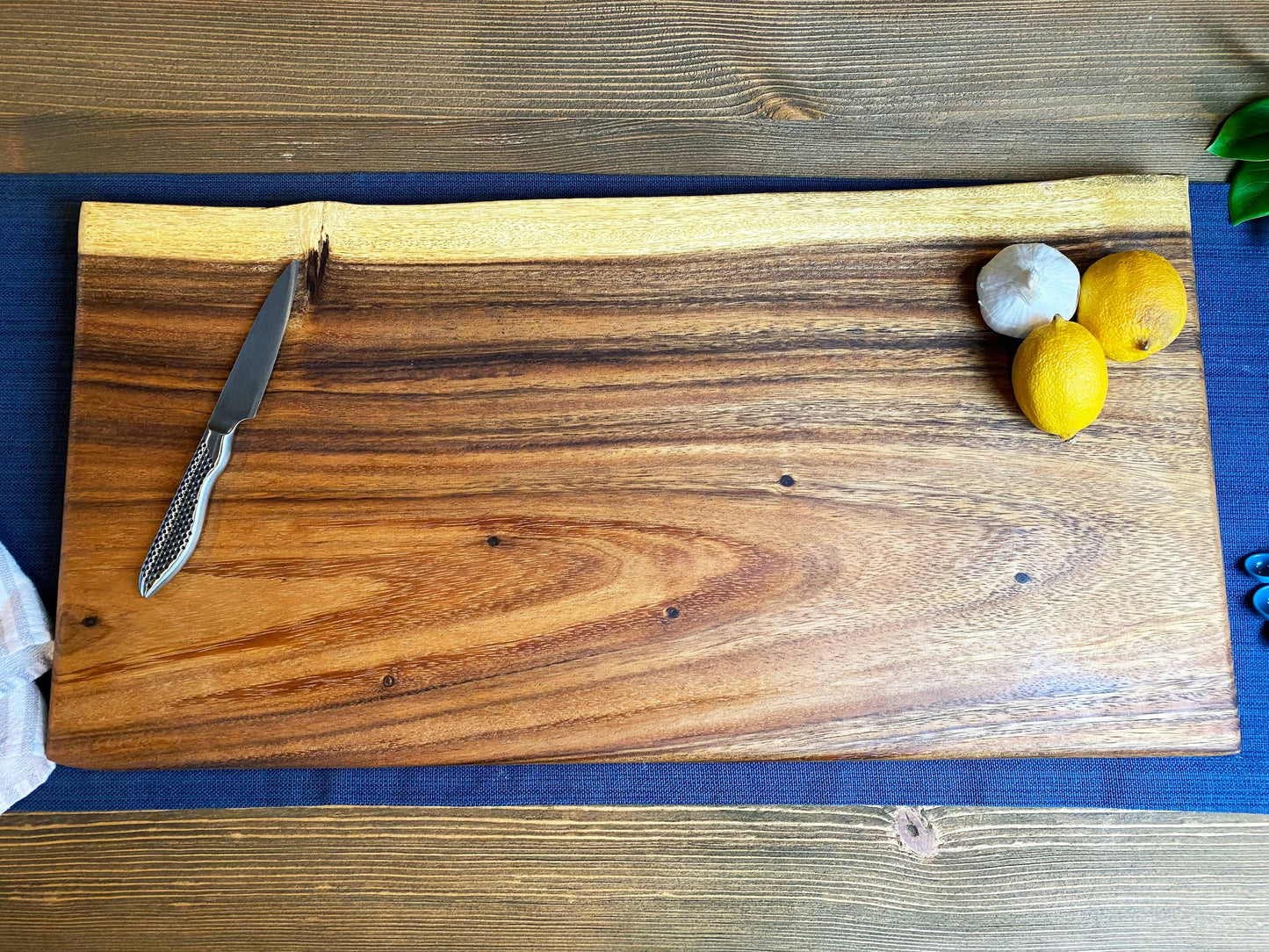 Eastern Walnut Live Edge Cutting Board